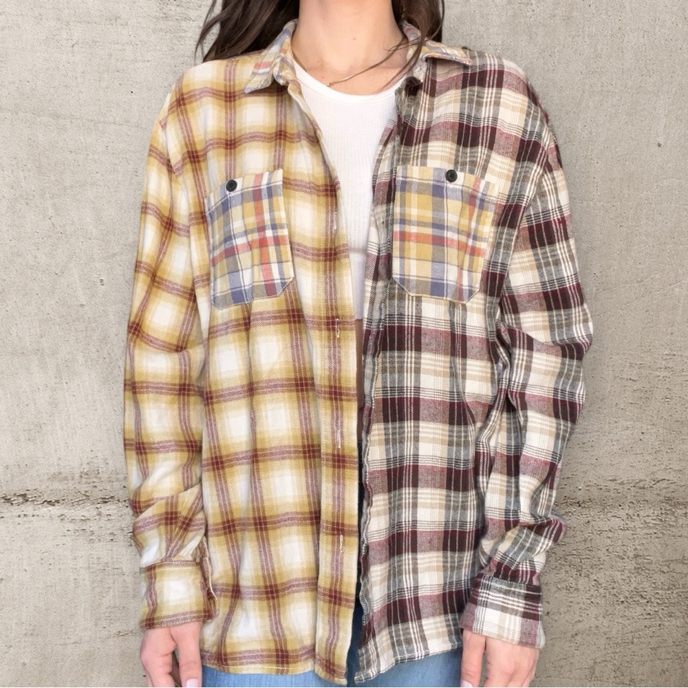 Fall Plaid Multi Colored Pacsun Flannel Skater Western Farmer Men’s Size Medium